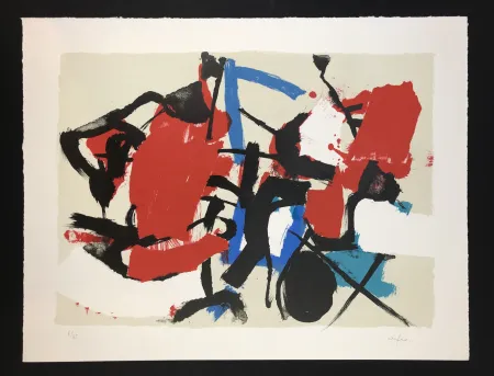 Litografia Afro - Composizione