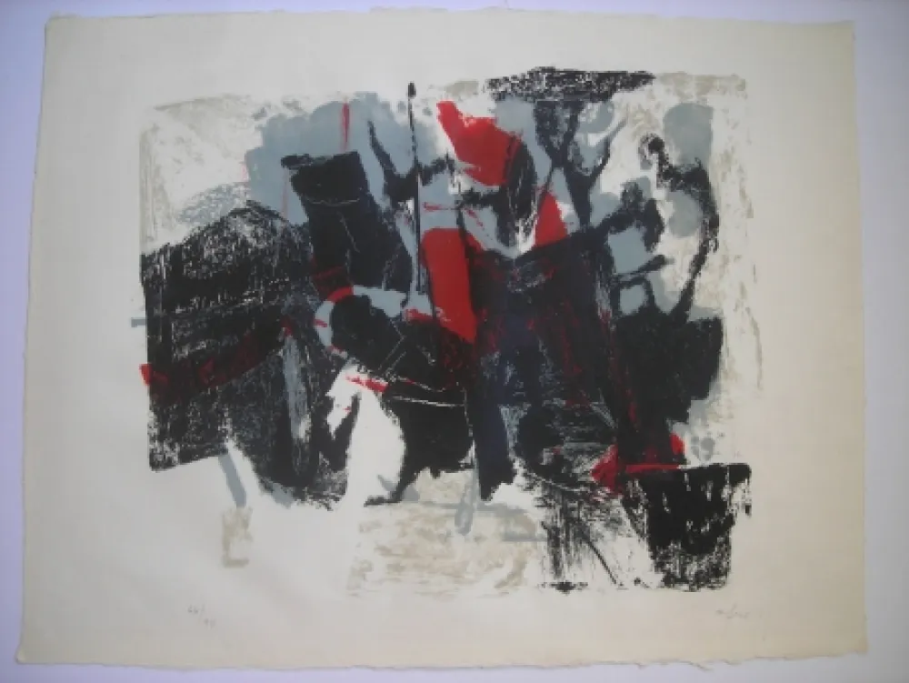 Litografia Afro - Composizione II