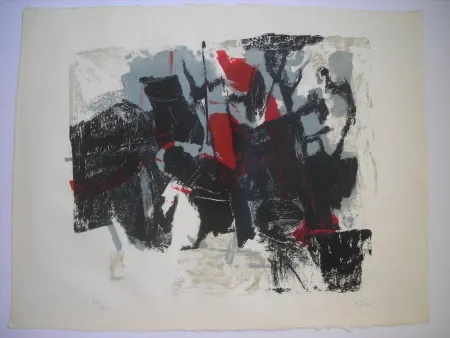 Litografia Afro - Composizione II