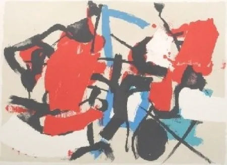 Litografia Afro - Composizione (Per Mann)