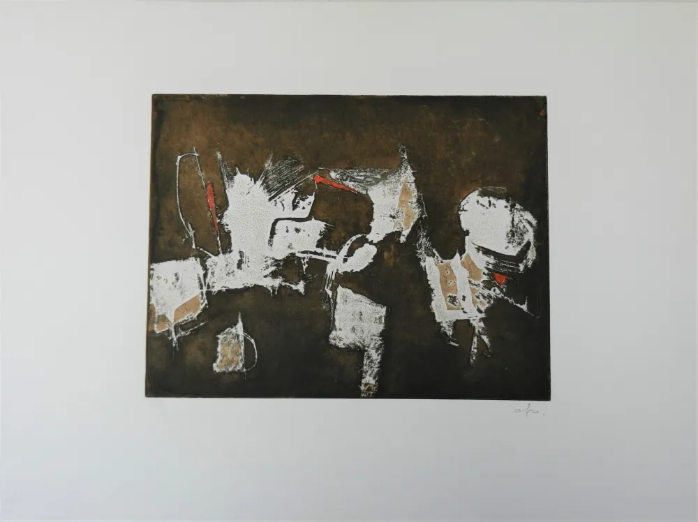 Acquaforte E Acquatinta Afro - Senza titolo