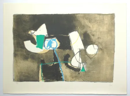 Litografia Afro - Senza titolo