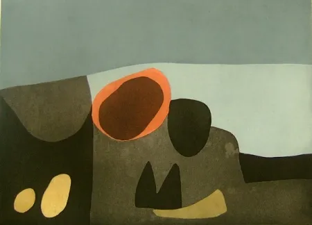 Acquaforte E Acquatinta Afro - Vulcani II