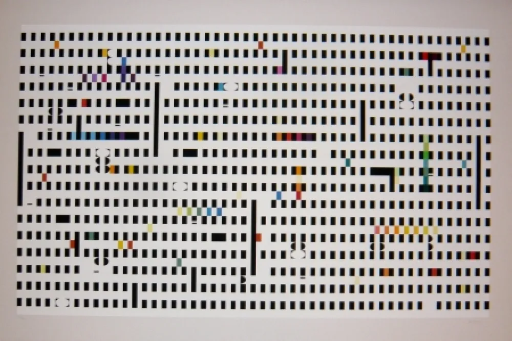 Serigrafia Agam - Composition 2