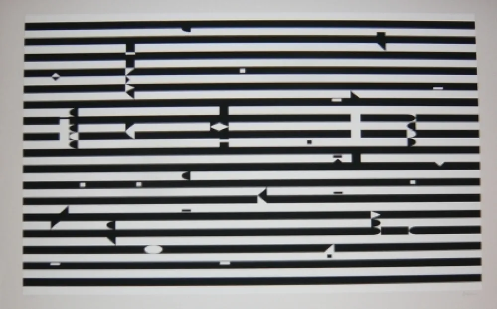 Serigrafia Agam - Composition 3