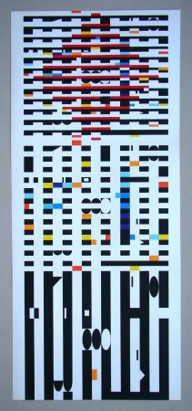 Serigrafia Agam - Composition cinetique
