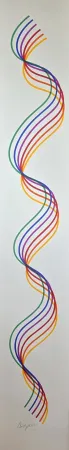 Serigrafia Agam - Lines and Forms