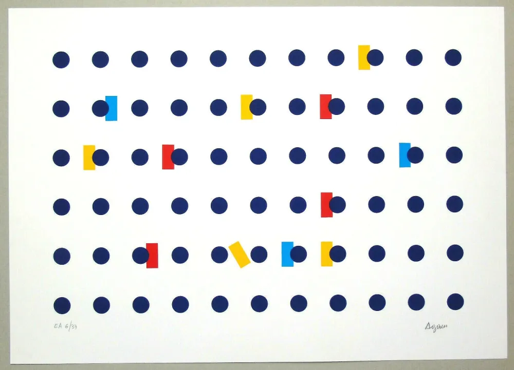 Serigrafia Agam - Untitled