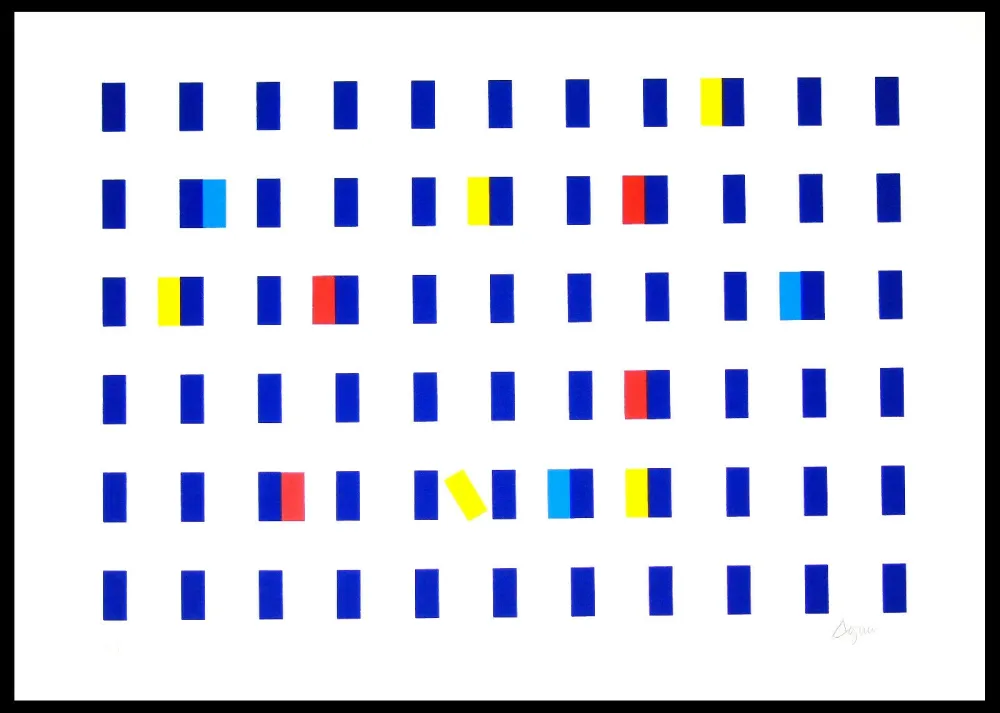 Serigrafia Agam - Untitled