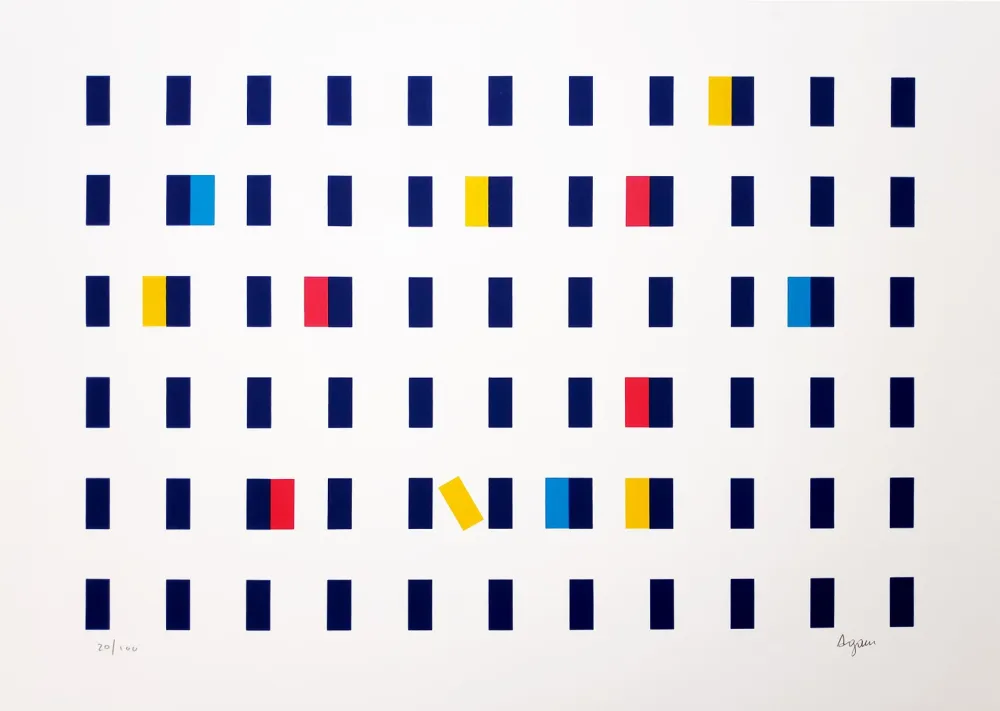 Serigrafia Agam - Untitled II