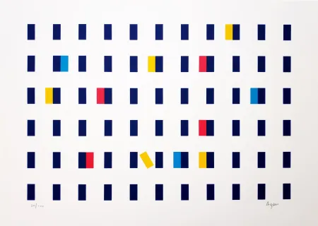 Serigrafia Agam - Untitled II