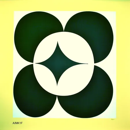 Serigrafia Agam - YELLOW CIRCLE 1