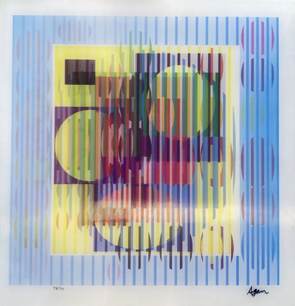 Multiplo Agam - Yellow Haze, from The Evolution Suite I, C