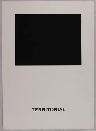 Serigrafia Agnetti - Territorial from 'Spazio perduto e spazio costruito' portfolio, Plate B