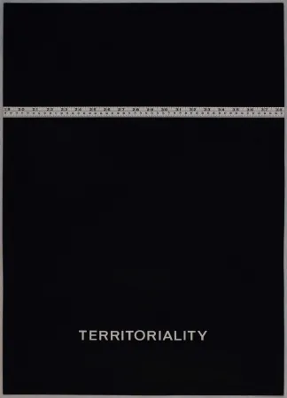 Serigrafia Agnetti - Territoriality from 'Spazio perduto e spazio costruito' portfolio, Plate H