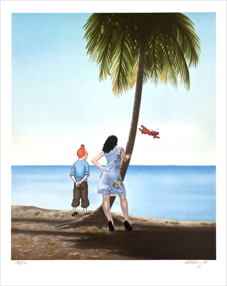 Litografia Ahlberg - In the Air II