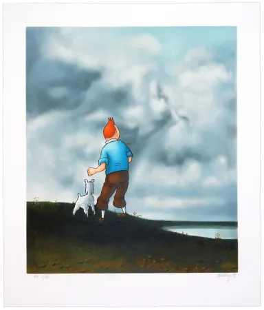 Litografia Ahlberg - Sans titre