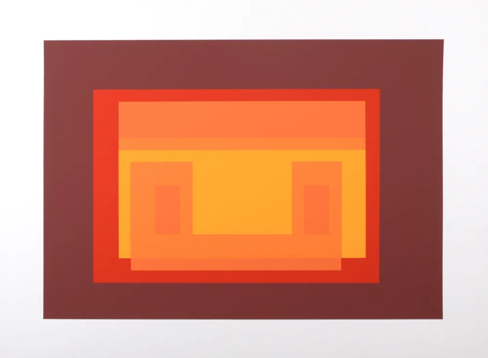 Serigrafia Albers - Formulation Articulation #F, 1972