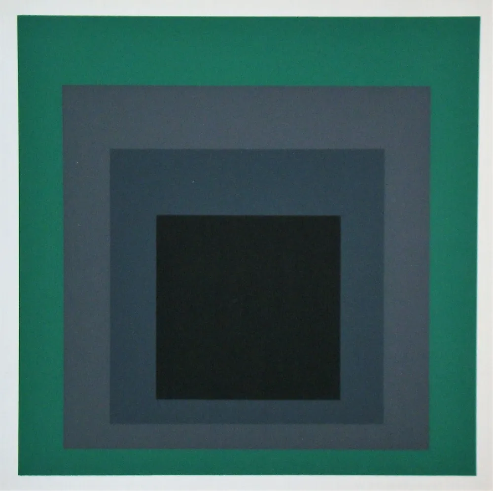Serigrafia Albers - Grisaille and Patina, 1965