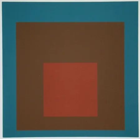 Serigrafia Albers - Homage to the Square at night, 1958