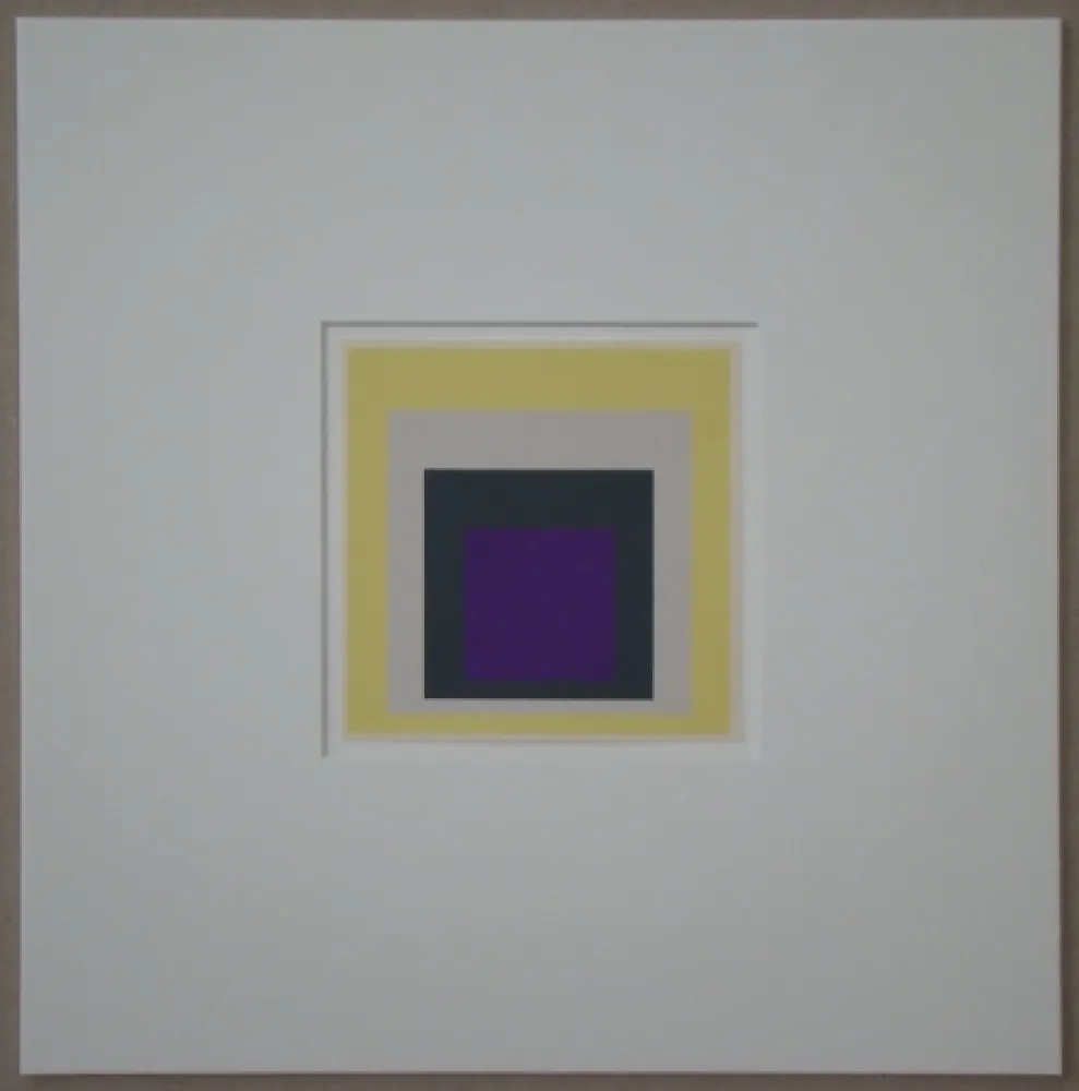 Serigrafia Albers - Homage to the Square - Dedicated