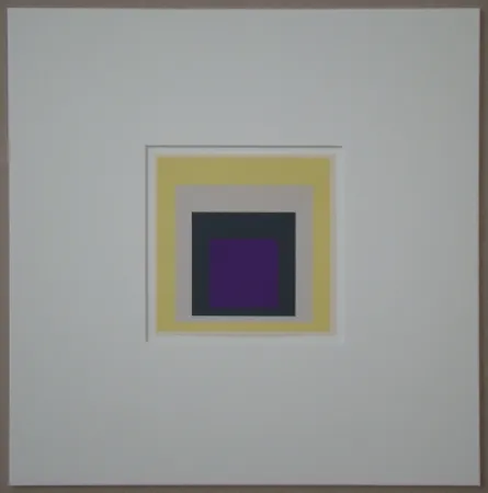 Serigrafia Albers - Homage to the Square - Dedicated