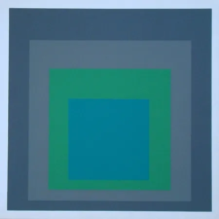 Serigrafia Albers - Homage to the Square - Renewed Hope, 1962