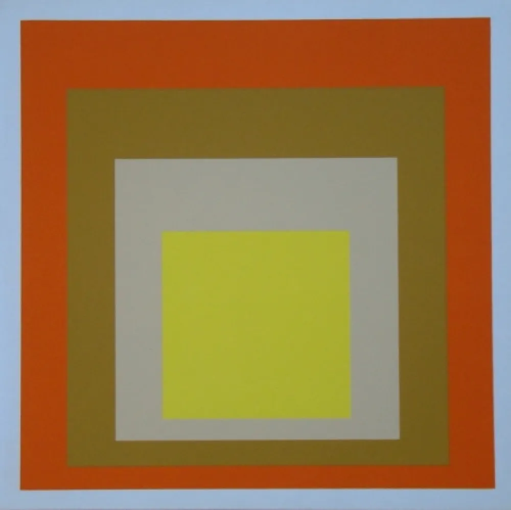 Serigrafia Albers - Homage to the Square - Yes Sir, 1955