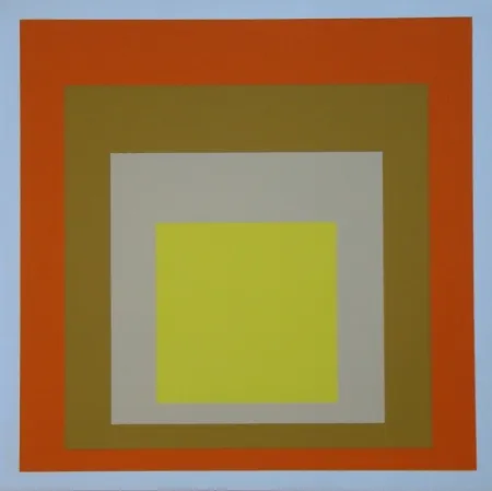 Serigrafia Albers - Homage to the Square - Yes Sir, 1955