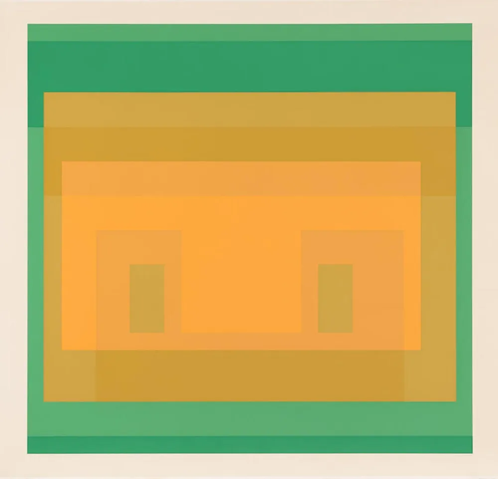 Serigrafia Albers - I-S Va 6, from Six Variants