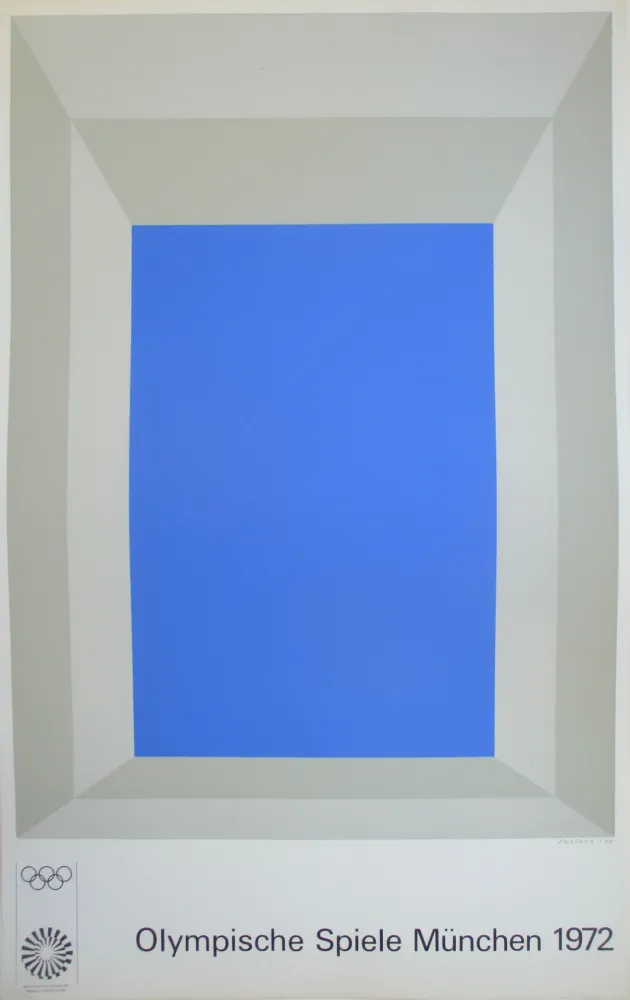 Serigrafia Albers - OL 1972 - original colour silkscreen