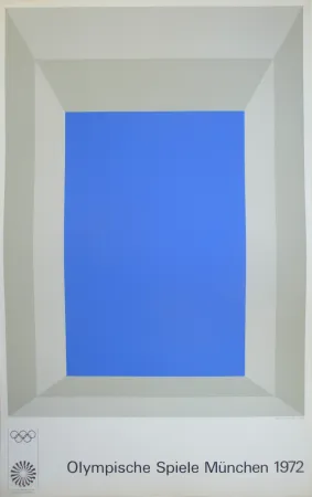 Serigrafia Albers - OL 1972 - original colour silkscreen