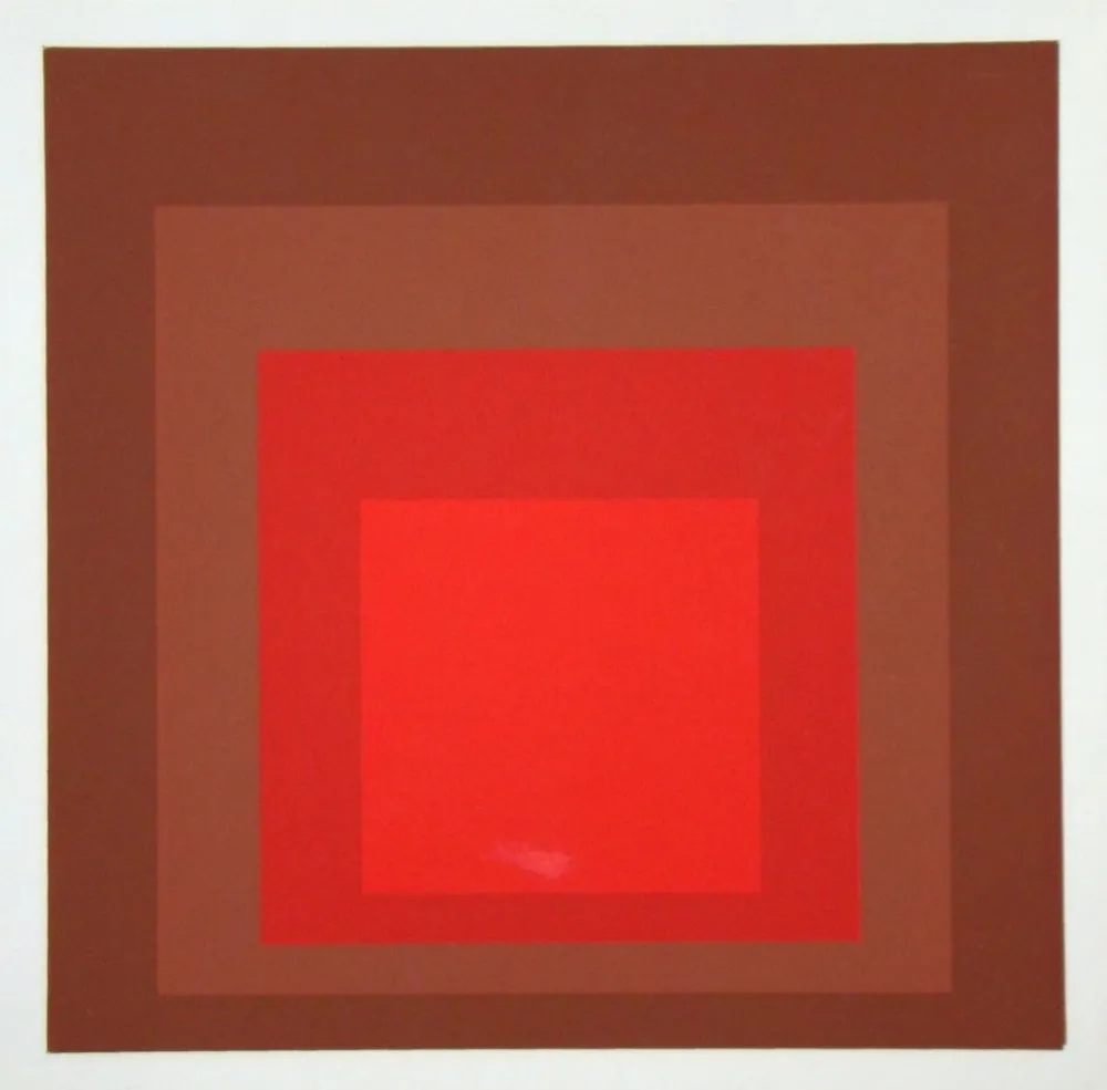Serigrafia Albers - R-III a-4, 1968