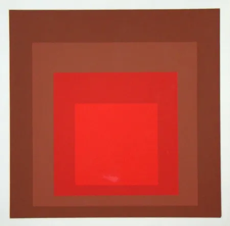 Serigrafia Albers - R-III a-4, 1968