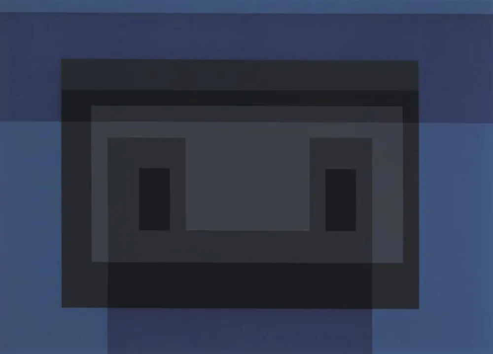 Serigrafia Albers - Variant VII, from 10 variants