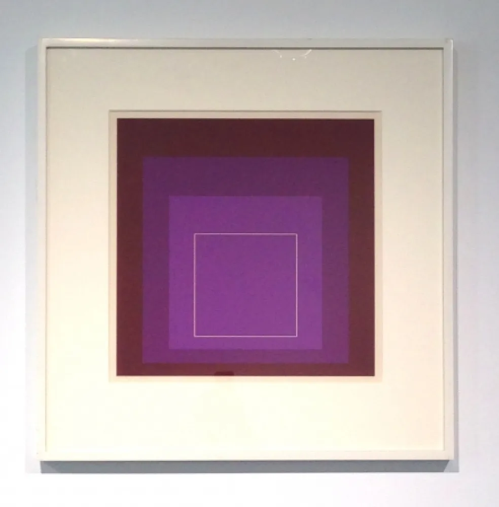 Litografia Albers - White Line Square, XI