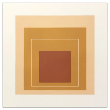 Litografia Albers - White Lines Square XVI