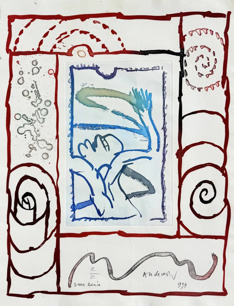 Non Tecnico Alechinsky - A bras le corps