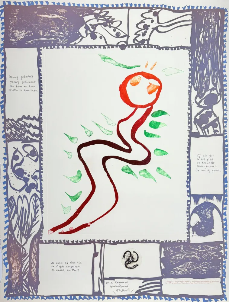 Acquaforte Alechinsky - À deux mains