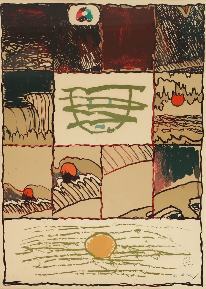 Litografia Alechinsky - A l'imprimerie