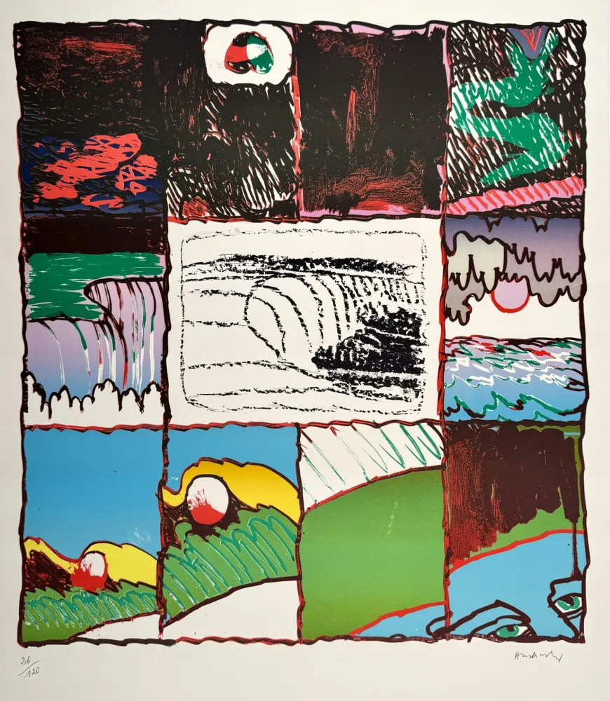 Litografia Alechinsky - À l'imprimerie 