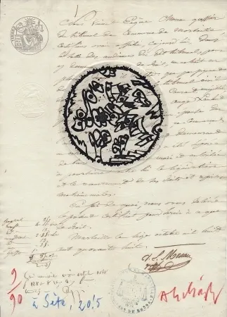 Incisione Alechinsky - A Sète