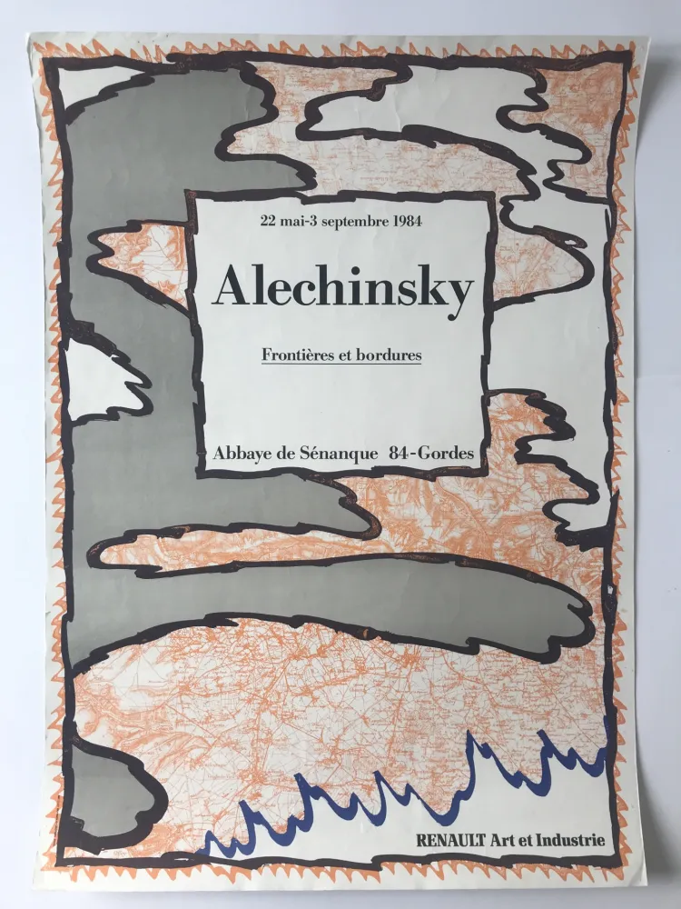 Manifesti Alechinsky - Abbaye de Sénanque