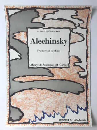 Manifesti Alechinsky - Abbaye de Sénanque