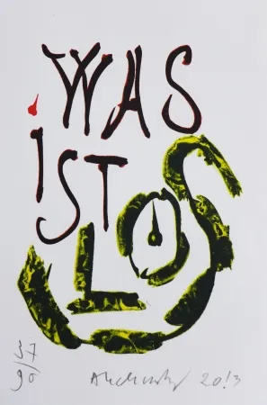 Litografia Alechinsky - Abstracts et brèves chroniques du temps