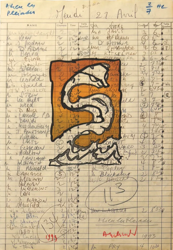 Incisione Alechinsky - Adieu les Pleiades