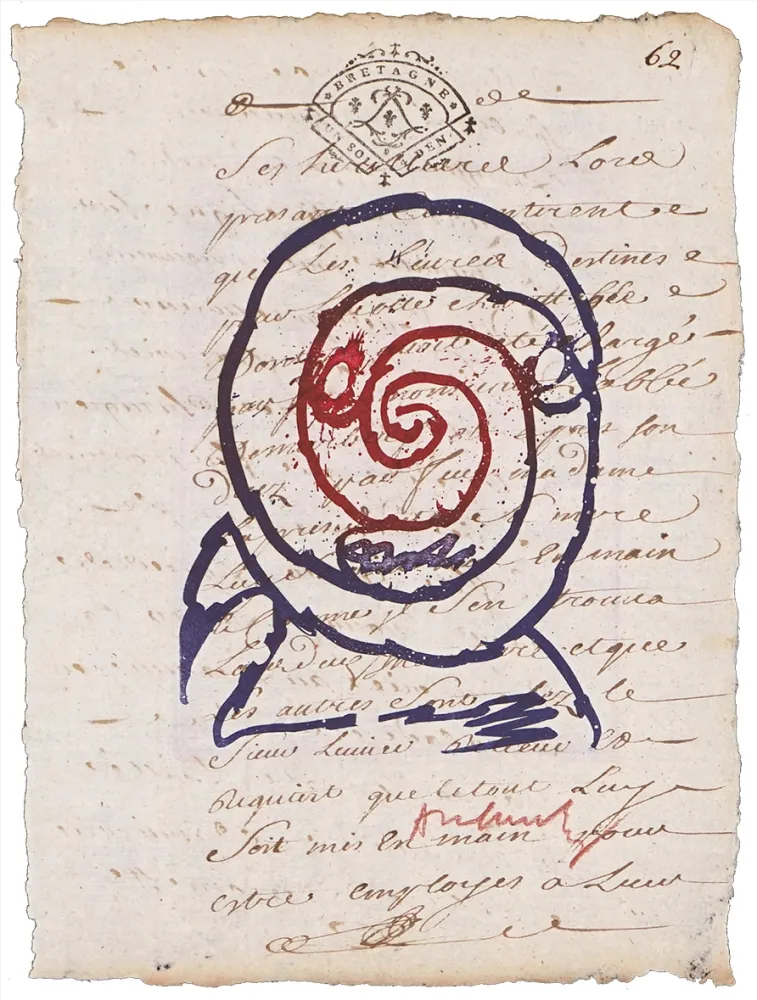 Acquaforte Alechinsky - Adjudicateur