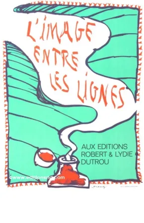 Litografia Alechinsky - Affiche image entre les lignes