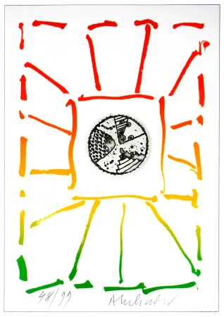 Incisione Alechinsky - André Breton/Pierre Alechinsky