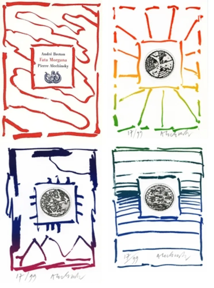 Incisione Alechinsky - André Breton/Pierre Alechinsky